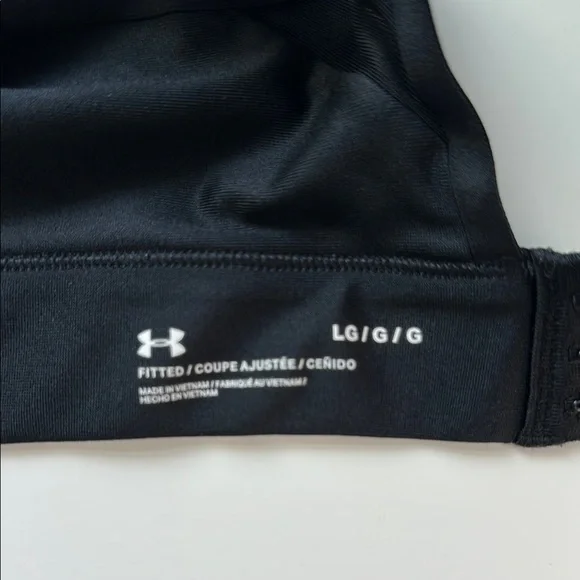 Under Armour Women's Black Sports Bra - Picture 3 of 5